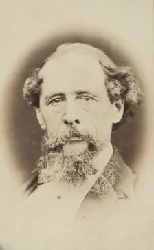 Portrait of Charles Dickens, before 1870. Creator: Unknown