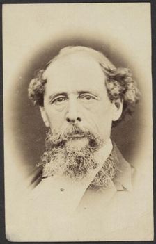 Portrait of Charles Dickens, before 1870. Creator: Unknown