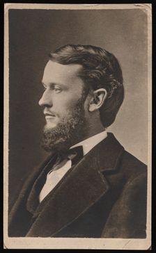 Portrait of Charles Doolittle Walcott (1850-1927), 1873. Creator: Unknown