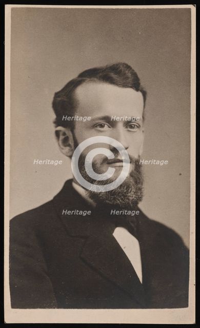 Portrait of Charles Doolittle Walcott (1850-1927), 1877. Creator: Unknown.