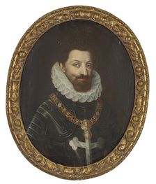 Portrait of Charles Emmanuel I (1562-1630), Duke of Savoy, after 1600. Creator: Kraeck, Jan, (Workshop) (1538-1607)