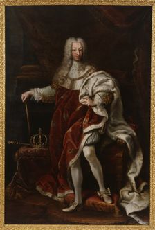 Portrait of Charles Emmanuel III (1701-1773), Duke of Savoy and King of Sardinia, Mid 18th cen. Creator: Clementi, Maria Giovanna, (La Clementina) (1692-1761)