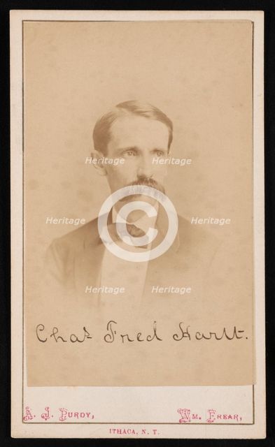 Portrait of Charles Frederick Hartt (1840-1878), Before 1878. Creator: Purdy & Frear.