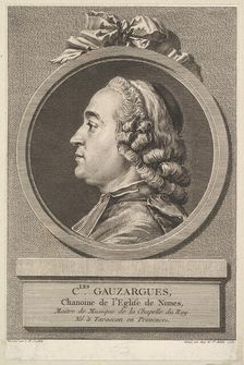 Portrait of Charles Gauzargues, 1767. Creator: Augustin de Saint-Aubin