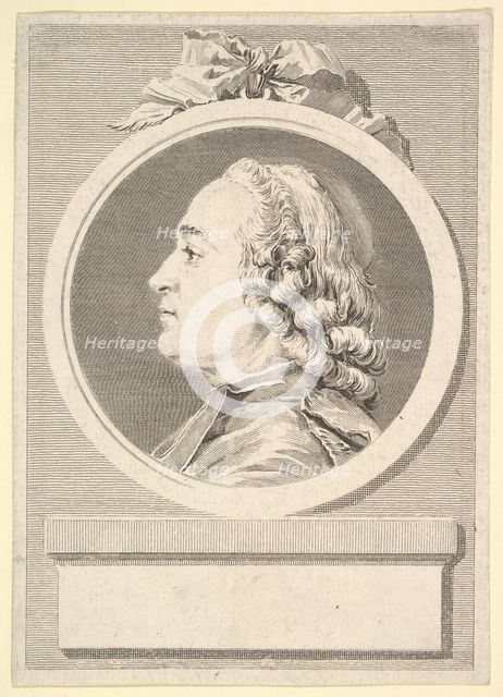 Portrait of Charles Gauzargues, 1767. Creator: Augustin de Saint-Aubin.