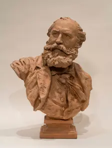 Portrait Of Charles Gounod, 1873. Creator: Jean-Baptiste Carpeaux