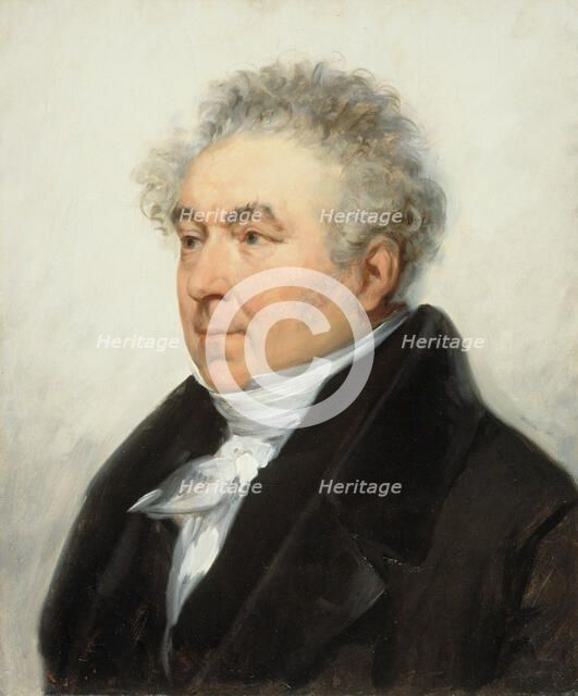 Portrait of Charles-Guillaume Étienne (1778-1845), c. 1840. Creator: Court, Joseph-Désiré (1797-1865).
