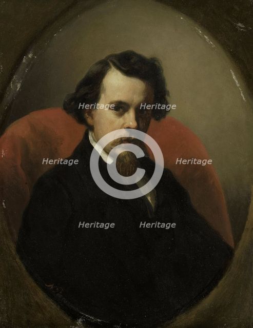 Portrait of Charles Henri Joseph Leicker, Painter, 1853. Creator: Nicolaas Pieneman.