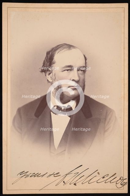 Portrait of Charles Henry Nichols (1820-1889), 1872. Creator: Ulke Bros.