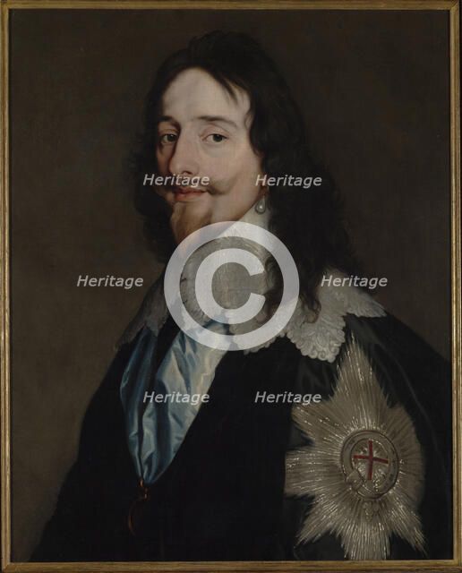 Portrait of Charles I, King of England  (1600-1649), First Half of 17th cen.. Creator: Dyck, Sir Anthony van (1599-1641).
