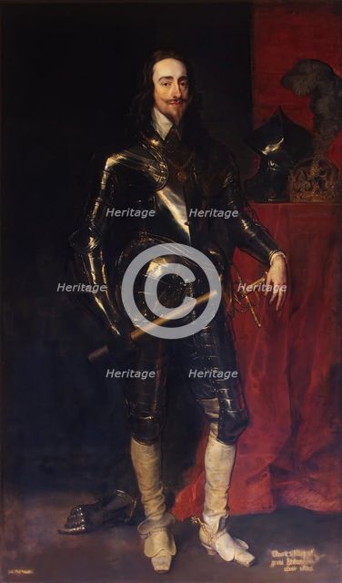 Portrait of Charles I, King of the Great Britain (1600-1649), 1638. Creator: Anthony van Dyck.