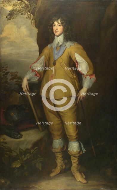 Portrait of Charles I Louis (1617-1680), Elector Palatine, ca 1637. Artist: Dyck, Anthony van, (Studio of)  