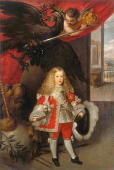 Portrait of Charles II as a Child, 1650. Creator: Sebastian Herrera Barnuevo