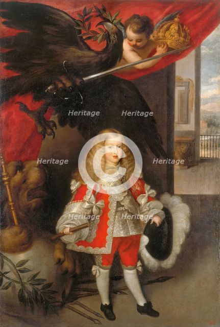 Portrait of Charles II as a Child, 1650. Creator: Sebastian Herrera Barnuevo.