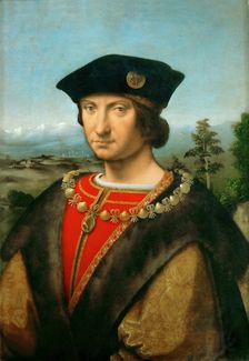 Portrait of Charles II d'Amboise, ca 1507. Creator: Solari (Solario), Andrea (1470-1524)
