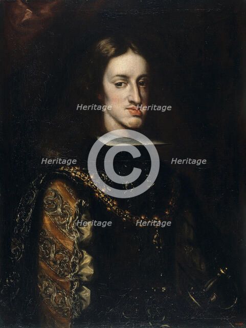Portrait of Charles II of Spain, 1680-1683. Artist: Coello, Claudio (1642-1693)