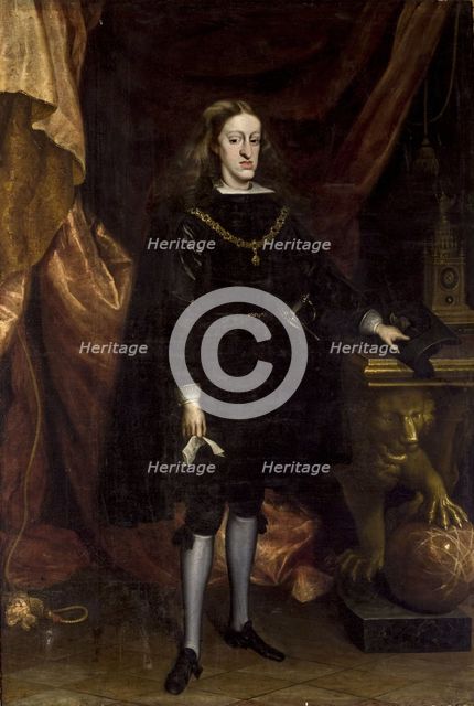 Portrait of Charles II of Spain.