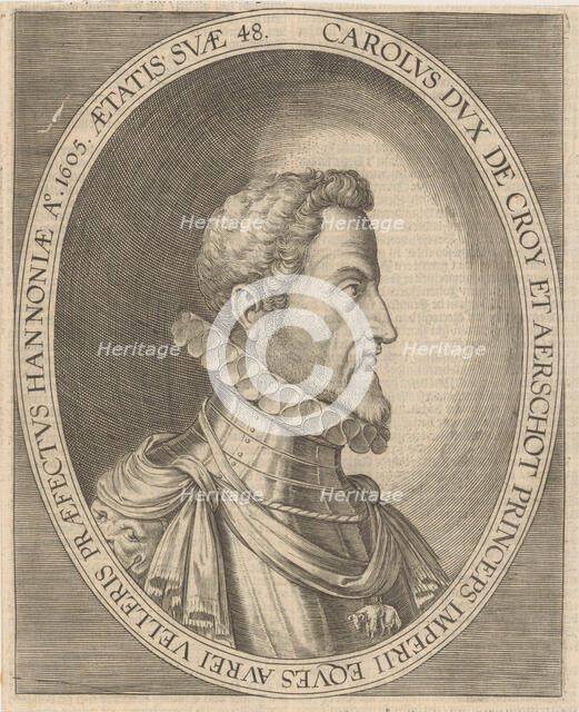 Portrait of Charles III de Croÿ (1560-1612), 1600s. Creator: Anonymous.