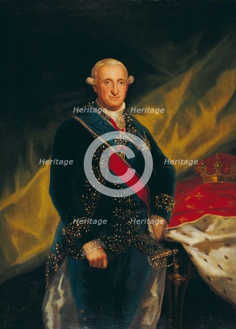 Portrait of Charles IV of Spain (1748-1819), 1789. Creator: Goya, Francisco, de (1746-1828).
