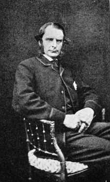 Portrait of Charles Kingsley, c1860. Creator: Unknown