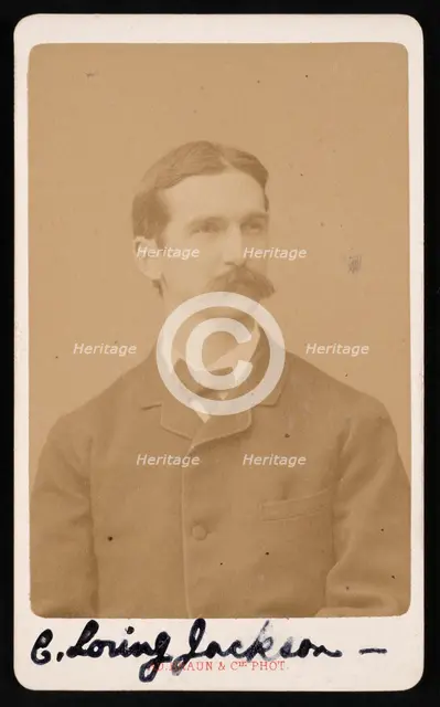 Portrait of Charles Loring Jackson (1847-1935), Circa 1887. Creator: Adolphe Braun.