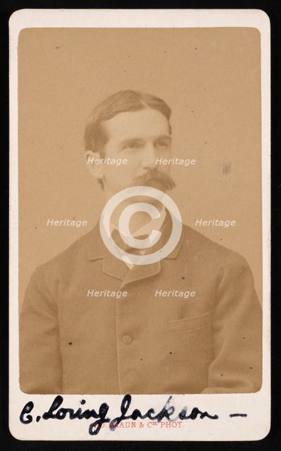 Portrait of Charles Loring Jackson (1847-1935), Circa 1887. Creator: Adolphe Braun.