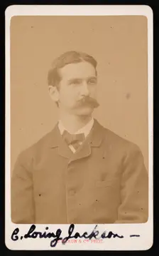 Portrait of Charles Loring Jackson (1847-1935), Circa 1887. Creator: Adolphe Braun