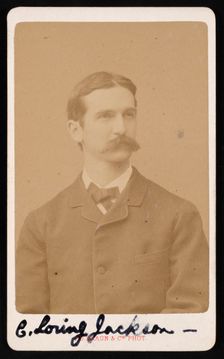 Portrait of Charles Loring Jackson (1847-1935), Circa 1887. Creator: Adolphe Braun