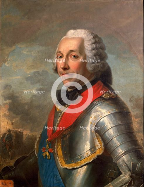 Portrait of Charles Louis Auguste Fouquet, duc de Belle-Isle (1684-1761), Marshal of France. Creator: Anonymous.