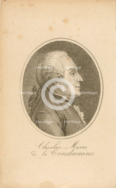 Portrait of Charles-Marie de La Condamine (1701-1774). Creator: Anonymous.