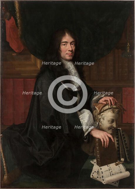 Portrait of Charles Perrault (1628-1703). Creator: Le Brun, Charles (1619-1690).