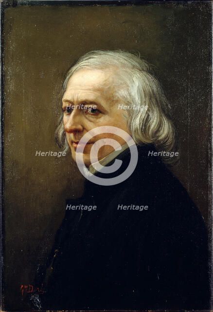 Portrait of Charles Philipon (1800-1862), ca 1860. Creator: Doré, Gustave (1832-1883).