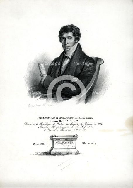 Portrait of Charles Pictet de Rochemont (1755-1824).