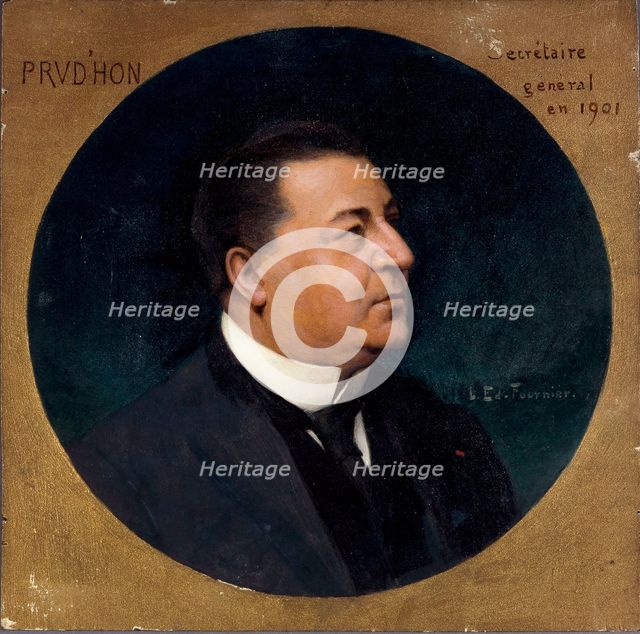 Portrait of Charles Prud'hon (1843-1930), member of the Comédie-Française, between 1901 and 1913. Creator: Louis Edouard Paul Fournier.