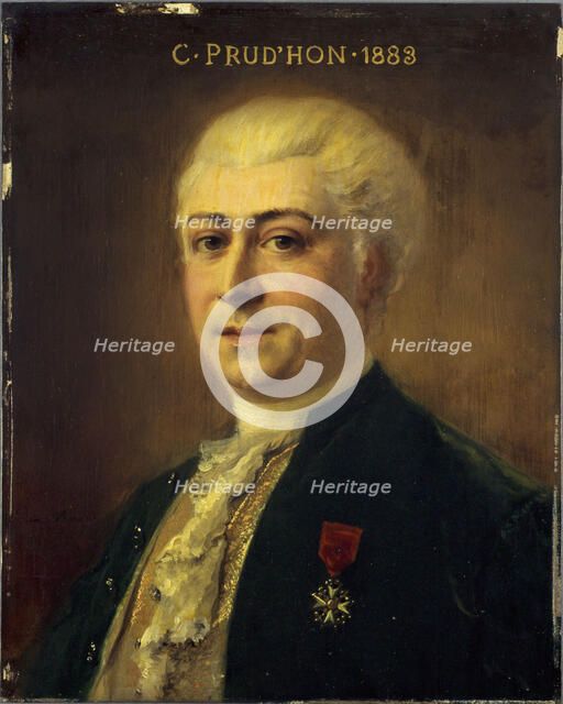 Portrait of Charles Prud'hon (1843-1930), member of the Comédie-Française in stage costume, 1883. Creator: Daniel Berard.