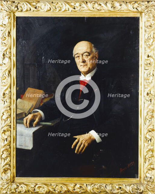 Portrait of Charles Read (1819-1898), writer and historian, c1891. Creator: Marthe Boyer-Breton.