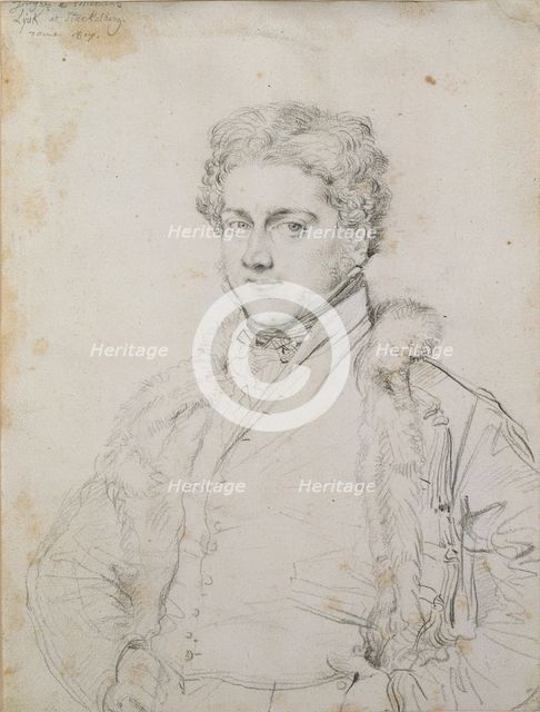 Portrait of Charles Robert Cockerell, 1817. Artist: Jean-Auguste-Dominique Ingres.