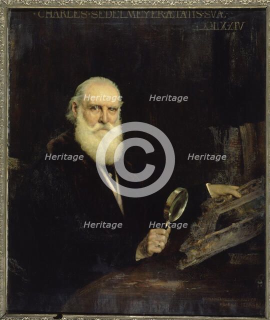 Portrait of Charles Sedelmeyer (1837-1925), art dealer, 1911. Creator: Gabriel Ferrier.