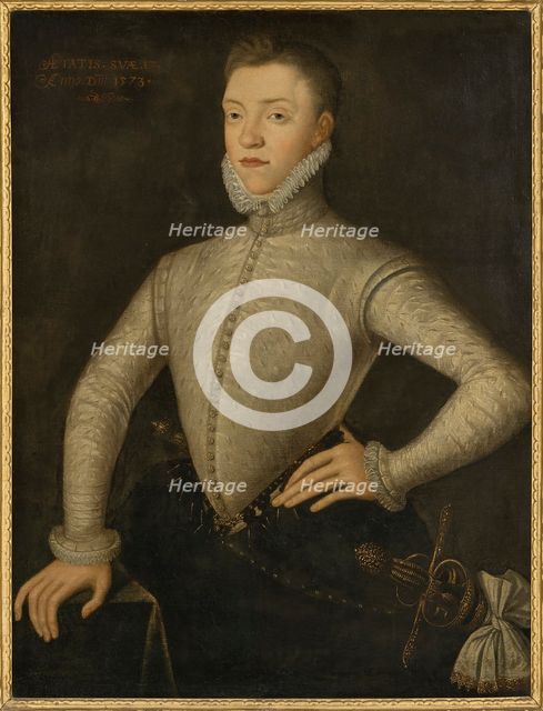 Portrait of Charles Stuart, 5th Earl of Lennox (1557-1576), 1573. Creator: Anonymous.