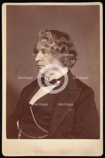 Portrait of Charles Sumner (1811-1874), 1874. Creator: Allen & Rowell.