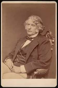 Portrait of Charles Sumner (1811-1874), Before 1874. Creator: George K Warren