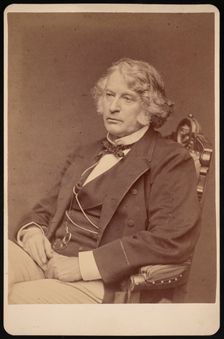 Portrait of Charles Sumner (1811-1874), Before 1874. Creator: George K Warren