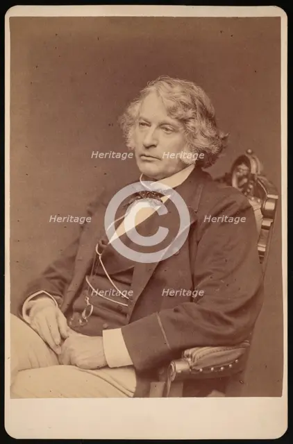 Portrait of Charles Sumner (1811-1874), Before 1874. Creator: George K Warren.