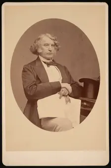 Portrait of Charles Sumner (1811-1874), Before 1874. Creator: George K Warren