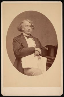 Portrait of Charles Sumner (1811-1874), Before 1874. Creator: George K Warren