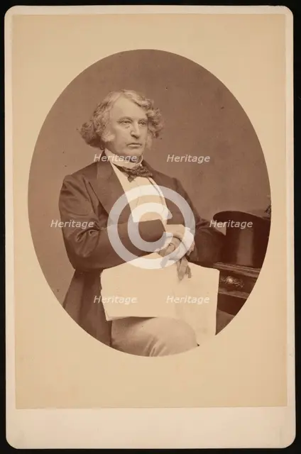 Portrait of Charles Sumner (1811-1874), Before 1874. Creator: George K Warren.