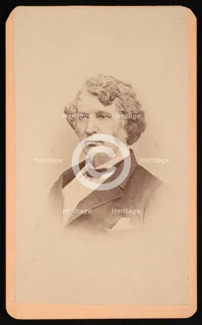 Portrait of Charles Sumner (1811-1874), Before 1874. Creator: Frank L Le Roy.