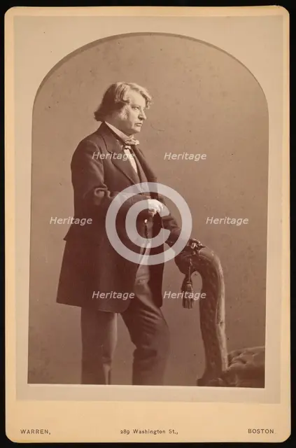 Portrait of Charles Sumner (1811-1874), Between 1872 and 1874. Creator: George K Warren.