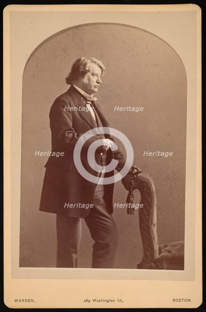 Portrait of Charles Sumner (1811-1874), Between 1872 and 1874. Creator: George K Warren.