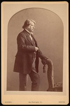 Portrait of Charles Sumner (1811-1874), Between 1872 and 1874. Creator: George K Warren